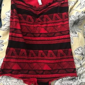 American Apparel tube top style body suit